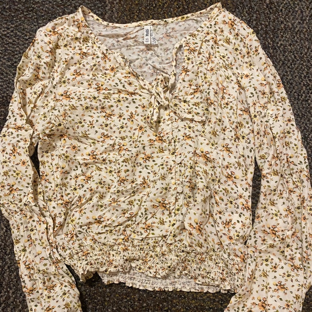 Floral blouse top